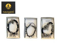 Navigare Bracciale Braccialetto con Pendenti Braccialetto con Borchie Teschi