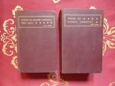 Carducci le poesie 1850-1900 e le prose 1859-1903 zanichelli ed. 1944
