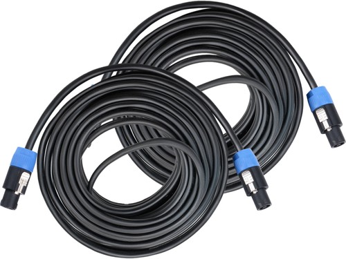 Coppia cavo speakon maschio - speakon, 25