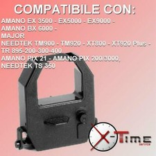 Nastro cartuccia NERO compatibile per timbracartellini AMANO - MAJOR - NEEDTEK