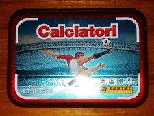 TIN BOX SET COMPLETO FIGURINE AGGIORNAMENTI PANINI CALCIATORI 2018-2019 M1-M48