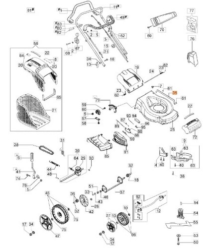 Asta tagliaerba modelli - , gv53tk