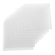 Tessuto per punto croce da 10 pezzi, 11 ct, in cotone a griglia, quadrato, per