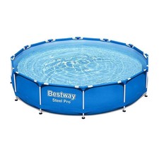 BESTWAY STEEL PRO MAX PISCINA FUORI TERRA TONDA Ø 366 X 76 CM BLU