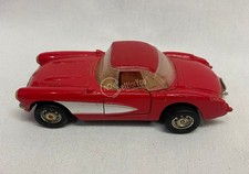 Modellino auto MCToy Chevrolet Corvette 1957 scala 1/39 11cm die cast collezione