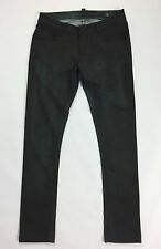 Relish peyton jeans pantalone nero verde donna usato W29 tg 43 slim skinny usato