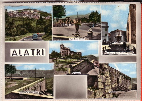 Postcard alatri aqu - postcard,