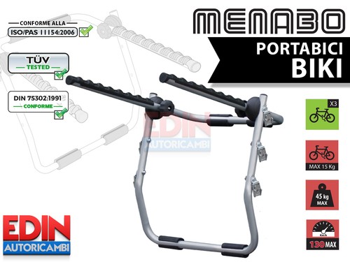 Portabici posteriore menabo - portabici,