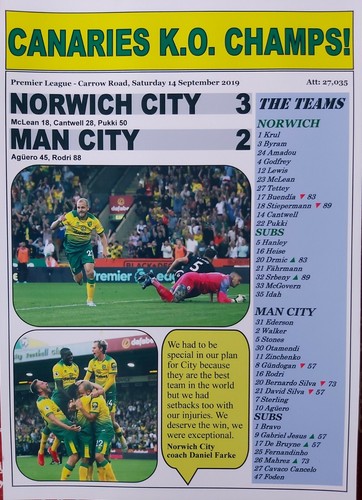 Norwich city manchester - norwich, 3