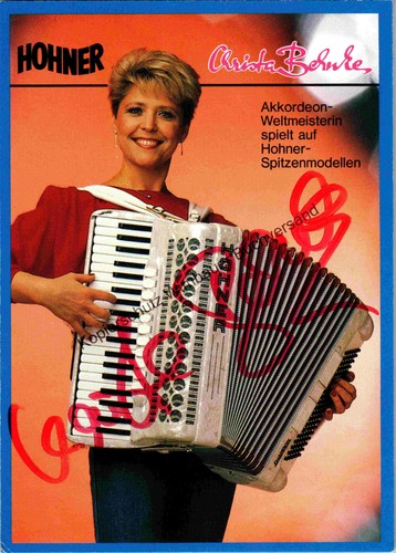 Autografo originale christa - autografo,