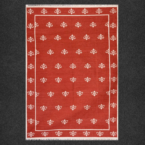 Tappeto dhurrie cotone - tappeto, in