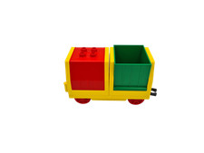 Lego® TRENO Duplo Ferrovia scaricatore merci carro vagone container 
