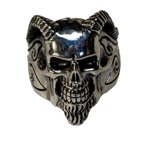 Anello teschio capra - teschio,