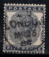 Gran Bretagna 1880 Mi. 62 Usato 100% Regina Vittoria, 5 P