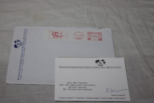Cartolina ufficiale fifa - cartolina,