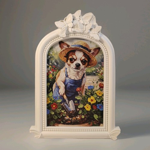 Chihuahua gardner framed x6 - chihuahua,
