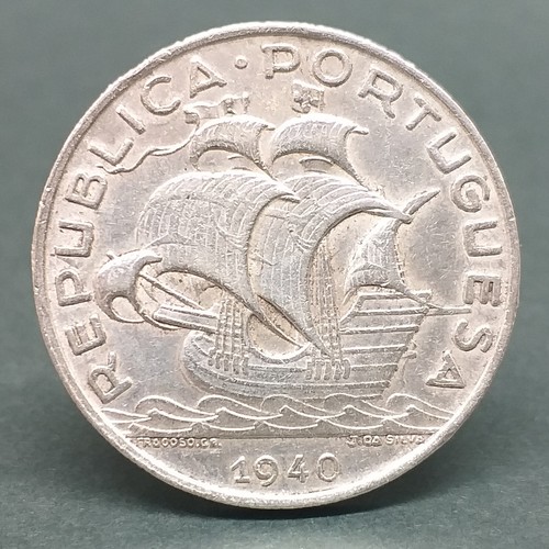 Moneta argento portogallo 1940 - moneta,