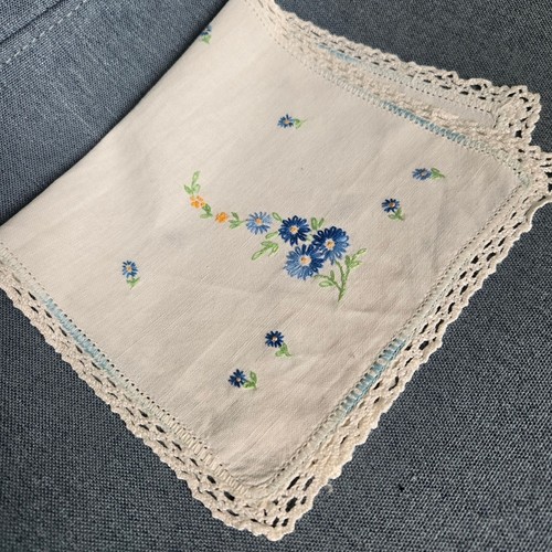 Centrino lino vintage - di,