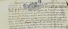 1694 Pergamena Vendita Di Terreni Grandvilliers Gerbeaud A Boutey, Pouchet, Lamy