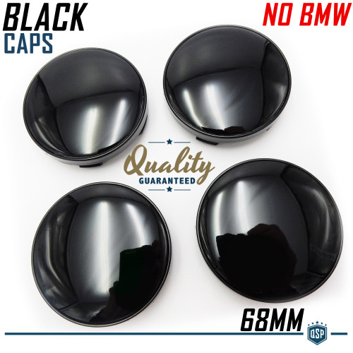 Tappi coprimozzo 68mm nero - 68mm,