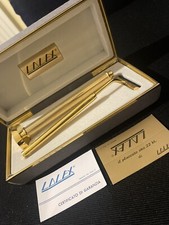 Oggetto Vintage Lametta Lalex In Oro 22kt Con Il Suo Appoggio. Nuovo!