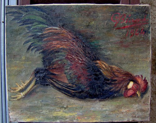 Antico dipinto quadro bianchi - quadro,