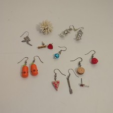 Lotto Orecchini e Spille Bigiotteria - Materiali e Forme vari - Fimo