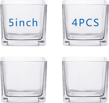 Vasi Quadrati in Vetro 17 X 12