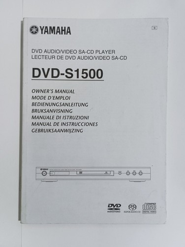 Manuale istruzioni yamaha dvd - manuale,