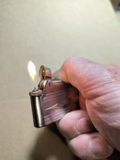 RONSON VARAFLAME Adonis Baffo Oro revisionato e funzionante Vintage