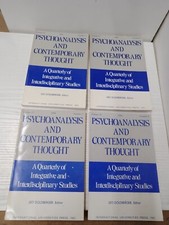 PSYCHOANALYSIS AND CONTEMPORARY THOUGHT - PSICOANALISI 4 VOLUMI - ANNO 1994