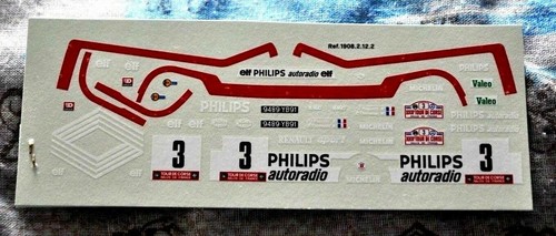 Decal renault 5 maxi - 1:43,