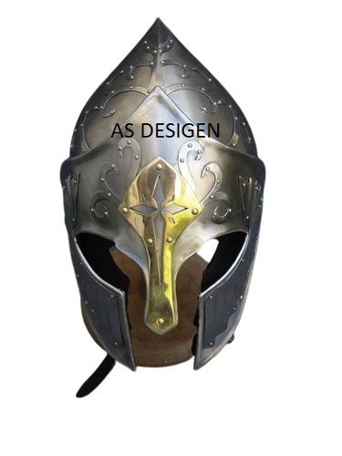 Elmetto medievale acciaio - elmetto,