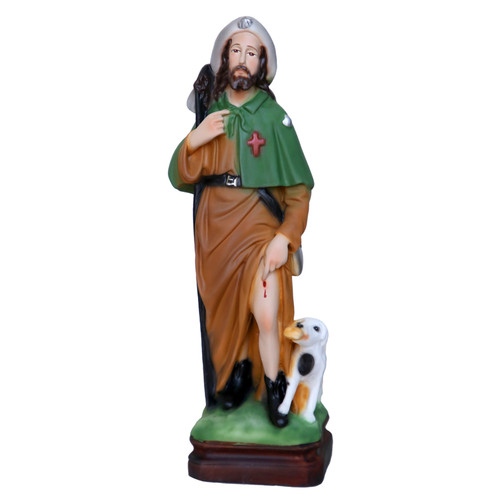 Statua san rocco - di, in