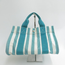 Autentica borsa tote in tela Hermes Cannes PM F#47211