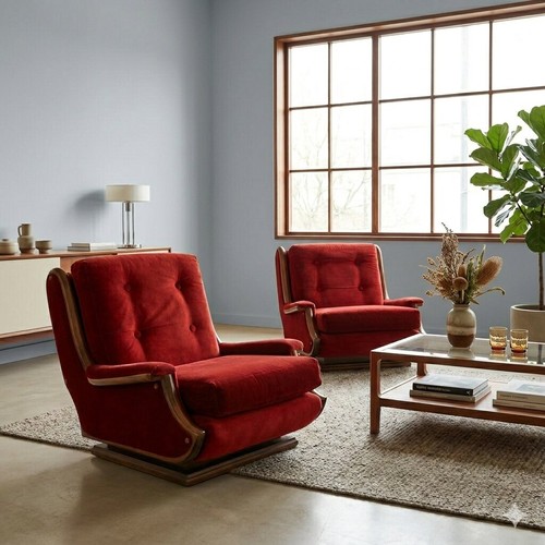 Coppia poltrone vintage faggio - vintage,