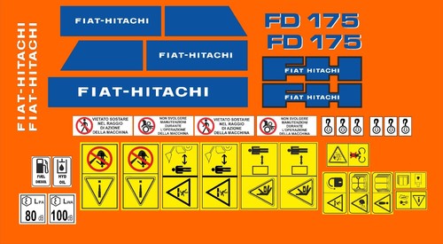 Fiat hitachi 175 kit - hitachi,