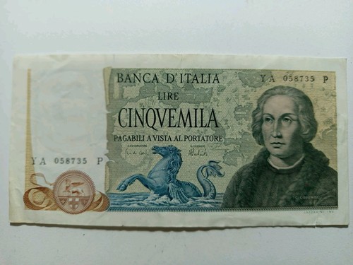 5000 lire colombo - lire, 2°