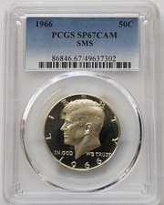 1966 SMS Kennedy mezzo dollaro