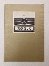 Mercedes 350 SL C Brochure Anno 1971