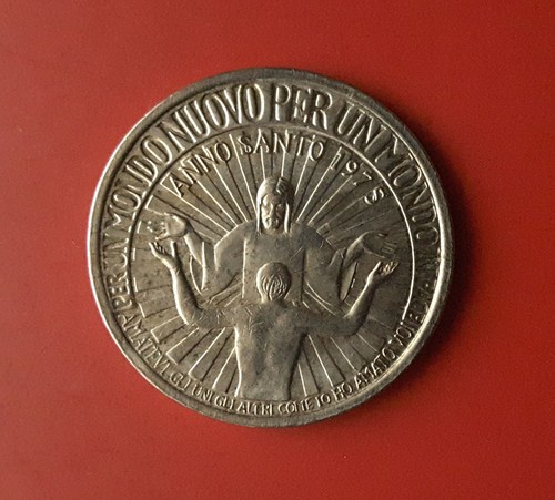 Medaglia anno santo 1975 per - medaglia,