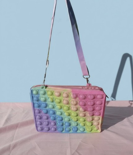 Borsa pop it arcobaleno - pop-it,