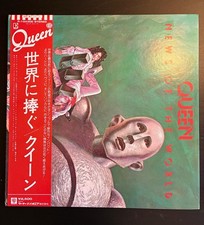 QUEEN News Of The World 1977 LP JAPAN FIRST PRESS OBI Freddie Mercury RARE