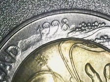 500 LIRE 1998 ERRORE -PIÙ