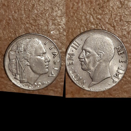 Moneta centesimi 1940 - moneta, 20