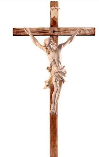 Crocifisso scolpito legno - scolpito,