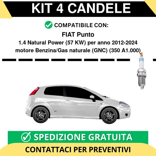 Kit candele per - 4, punto