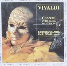 Vivaldi: Concerti von Fabio Biondi, Europa Galante | CD | Zustand sehr gut