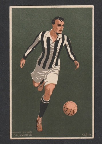 Cartolina illustrata calcio