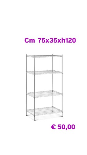 Libreria scaffale cromato - , 4